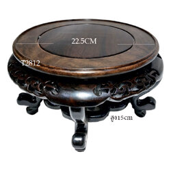 กี๋หรือฐานไม้สไตล์จีน ท๊อป 22.5cm