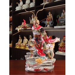 ไต่เสี่ยฮุกโจ้ว ไต่เส่งปุดจ้อ เจ่เทียนไต่เซ่ง เห้งเจีย ฉีเทียนต้าเซิ่น ปางยืนมังกร งานกระเบื้อง ขนาด 12/16/19/26/42 นิ้ว