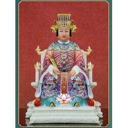 หม่าโจ้ว ม่าจ้อโป๋ เทียนส่งเซ่งโบ้ เทียนโหวเซี่ยบ้อ งานหินอ่อนคุณภาพสูง ขนาด 12/16/19 นิ้ว