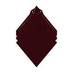 กระเบื้องผืนหลังคาคอนกรีต เอสซีจี รุ่น นิวสไตล์ สีแดงสราญรมย์