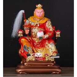 ไต่เสี่ยฮุกโจ้ว ไต่เส่งปุดจ้อ เจ่เทียนไต่เซ่ง เห้งเจีย ฉีเทียนต้าเซิ่น ปางนั่งบัลลังก์มังกร งานเรซิ่นคุณภาพสูง ขนาด 12/16/19 นิ้ว