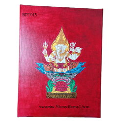 ภาพวาดสีอะคริลิค-พระพิฆเนศ-บนเฟรมแคนวาส ขนาด30cmx40cm💥ลดพิเศษ💥