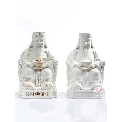 แปะกง ปุนเถ้ากง เทพเจ้าที่ตี่จู้เอี๊ยะ ปางนั่งประทับบัลลังก์มังกร ขนาด 10 นิ้ว