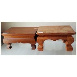 โต๊ะยอด ตั่ง ฐานไม้เล็ก(โต๊ะหมู่แบบแยกชิ้น)