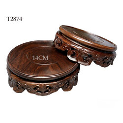 กี๋หรือฐานไม้สไตล์จีน ทรงกลม ท๊อป14cm อันละ