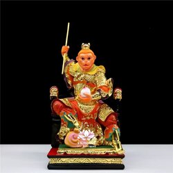 ไต่เสี่ยฮุกโจ้ว ไต่เส่งปุดจ้อ เจ่เทียนไต่เซ่ง เห้งเจีย ฉีเทียนต้าเซิ่น ปางนั่งบัลลังก์มังกร งานเรซิ่น ขนาด 12/16 นิ้ว