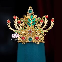 หมวกเทพเจ้าฝ่ายหญิง หมวกเทพนารี หมวกเทวนารี หมวกเจ้าแม่ หมวกพระหญิง หมวกกิมซิ้น หมวกพระจีน