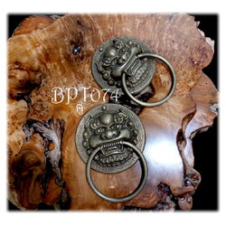 (คู่)มือเคาะ มือดึง หน้าสิงห์คาบห่วง 10cm