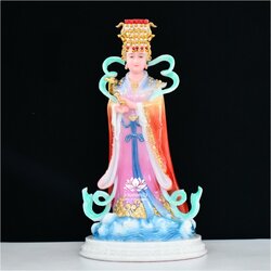 หม่าโจ้ว ม่าจ้อโป๋ เทียนส่งเซ่งโบ้ เทียนโหวเซี่ยบ้อ ปางยืน งานหินอ่อน ขนาด 12/16/19/26 นิ้ว