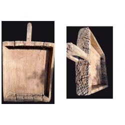 กัวะหรือกั๊วะข้าวเหนียวไม้สัก งานเก่า (ซ่อม)