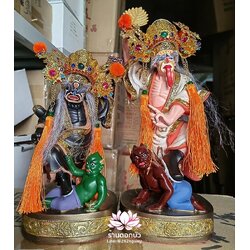 หมวกเทพเจ้าสายนรก หมวกลุงเจ็ดลุงแปด หมวกชิดเอี๋ยโป๊ยเอี๋ย หมวกเฮยไป๋อู่ฉาง หมวกยมฑูตขาวดำ