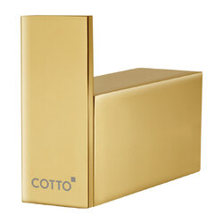 CT0271#GR2(HM) ขอแขวนผ้า รุ่น เอ็จ สีทองเงา