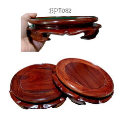 ฐานหรือกี๋ไม้สไตล์จีน ทรงกลม