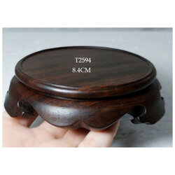 ฐานหรือกี๋ไม้ กลม (ตัน) หน้าท๊อป8.4cm