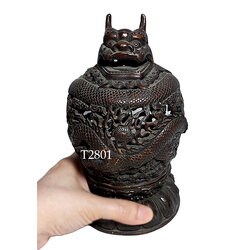 เตากำยาน กระถางกำยาน กระถางธูป ทองเหลืองสไตล์จีน