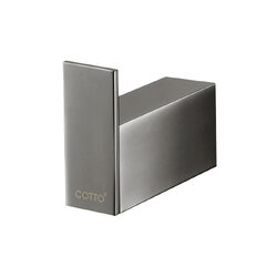 CT0271#BN2(HM) ขอแขวนผ้า รุ่น เอ็จ สีดำเงา