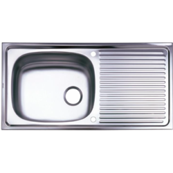 อ่างซิงค์สเตนเลส 1 หลุม สะดือ B PREMA PM800SD2B