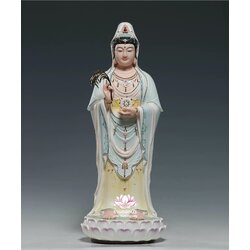 พระโพธิสัตว์กวนอิมแห่งเขาผู่ถัว พระแม่กวนอิมแห่งทะเลใต้ หนานไห่กวนอิม ขนาด 16/19/26 นิ้ว