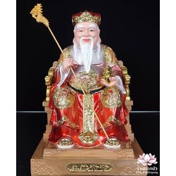 แปะกงแปะม่า ปุนเถ้ากงปุนเถ้าม่า เทพเจ้าที่จีน ปางประทับนั่งบัลลังก์มังกร งานเรซิ่น ขนาด 12/16/19 นิ้ว