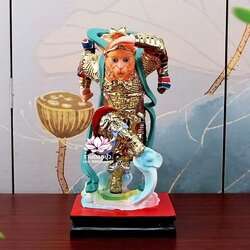 ไต่เสี่ยฮุกโจ้ว ไต่เส่งปุดจ้อ เจ่เทียนไต่เซ่ง เห้งเจีย ฉีเทียนต้าเซิ่น ปางยืนเหยียบเมฆ งานเรซิ่น ขนาด 12/16 นิ้ว