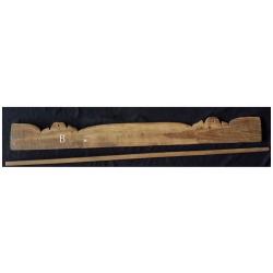 กรอบ(ฟืม)ทอผ้า:B ไม้สัก งานเก่า