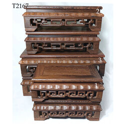 กี๋หรือฐานไม้สไตล์จีน สี่เหลี่ยมผืนผ้า มี3ขนาด หลายราคา ราคาเริ่ม