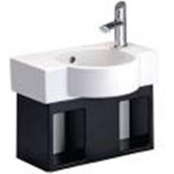 V0147 เคาน์เตอร์อ่างล้างหน้าแบบแขวนผนัง COTTO สำหรับอ่าง C00547 ผลิตจากวัสดุป้องกันน้ำ 100% 415 x 185 x 240 มม.