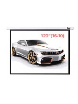จอรับภาพโปรเจคเตอร์ แบบมอเตอร์ไฟฟ้า ยี่ห้อ Razr (เรซน์) ขนาดทแยงมุม 120 นิ้ว (16:10)