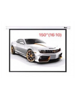 จอรับภาพโปรเจคเตอร์ แบบมอเตอร์ไฟฟ้า ยี่ห้อ Razr (เรซน์) ขนาดทแยงมุม 150 นิ้ว (16:10)