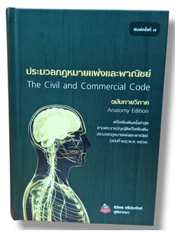 (แถมปกใส) ประมวลกฎหมายแพ่งและพาณิชย์ ฉบับกายวิภาค พิมพ์ครั้งที่ 7 ธิติพล ศรีประทักษ์ TBK0635 sheetandbook ALX