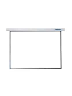 จอรับภาพโปรเจคเตอร์ แบบแขวนมือดึง ยี่ห้อ Vertex ทแยงมุม 100 นิ้ว (16:9) ออกใบกำกับภาษีได้