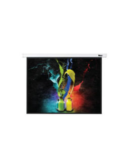 จอฉายโปรเจคเตอร์ แบบแขวนมือดึง ยีห้อ Razr (เรซน์) ขนาด 84x84 นิ้ว