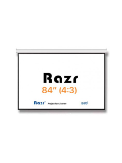 จอฉายโปรเจคเตอร์ แบบแขวนมือดึง ยีห้อ Razr (เรซน์) ขนาดทแยงมุม 84 นิ้ว (4:3)