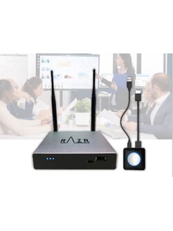 อุปกรณ์รับส่งภาพแบบไร้สาย ยี่ห้อ Razr (เรซน์) รุ่น J-Click L216N ใช้ง่าย เพียงกดปุ่มก็ใช้งานได้