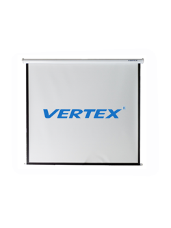 จอรับภาพโปรเจคเตอร์ แบบแขวนมือดึง ยี่ห้อ Vertex ทแยงมุม 100 นิ้ว (16:10) ออกใบกำกับภาษีได้