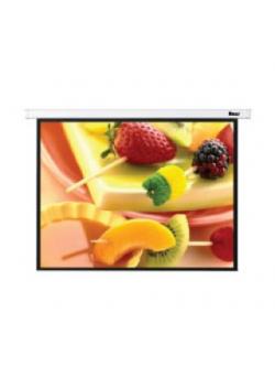 จอรับภาพโปรเจคเตอร์ แบบมอเตอร์ไฟฟ้า ยี่ห้อ Razr (เรซน์) ขนาด 84x84 นิ้ว ฟรีรีโมทคอนโทรลไร้สาย