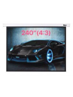 จอรับภาพโปรเจคเตอร์ แบบมอเตอร์ไฟฟ้า ยี่ห้อ Razr (เรซน์) ขนาดทแยงมุม 240 นิ้ว (4:3)