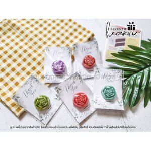 ของชำร่วยงานศพ สบู่ดอกกุหลาบ แฮนด์เมด