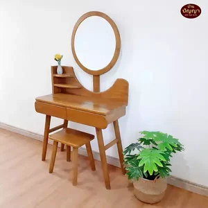 11. โต๊ะเครื่องเเป้งไม้สัก