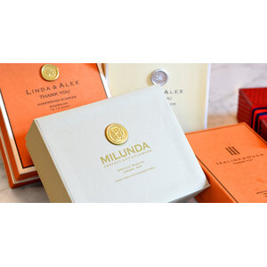 กล่องของขวัญพิมพ์ชื่อโลโก้ Gift Boxes กล่องใส่ของรับไหว้งานแต่ง