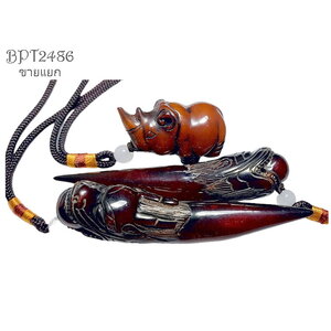 จี้ห้อย ที่ห้อยพวงกุญแจหรืออื่นๆ เขาแกะเป็นรูปสัตว์ --BPT2486--