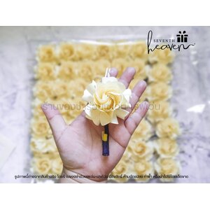 ดอกไม้จันทน์ ดอกกุหลาบสีครีม (1 ถุงมี 100 ดอก)