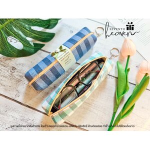 ของชำร่วยงานศพ กระเป๋าผ้าขาวม้าแท้ บุฟองน้ำแข็งอยู่ทรง