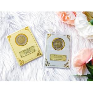 ของชำร่วยงานศพ ที่ใส่เหรียญ กรอบใส่เหรียญ 10 (ไม่รวมเหรียญ)