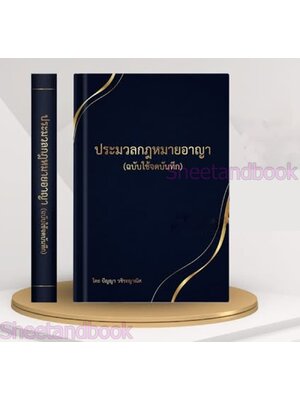 (แถมปก) ประมวลกฎหมายอาญา ฉบับใช้จดบันทึก ปัญญา วชิระญาณิศ TBK1257 sheetandbook ALX