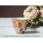 ของชำร่วยงานศพ แก้วกาแฟลายทอง ใส่กล่องมีหูหิ้วสีเทา ริบบิ้นด้านบนสีดำ