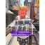 ของชำร่วยงานศพ แก้วกาแฟลายทอง ใส่กล่องมีหูหิ้วสีเทา ริบบิ้นด้านบนสีดำ
