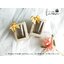 ของชำร่วยงานศพ แก้วเป็กใส ในกล่องคราฟท์สีน้ำตาล