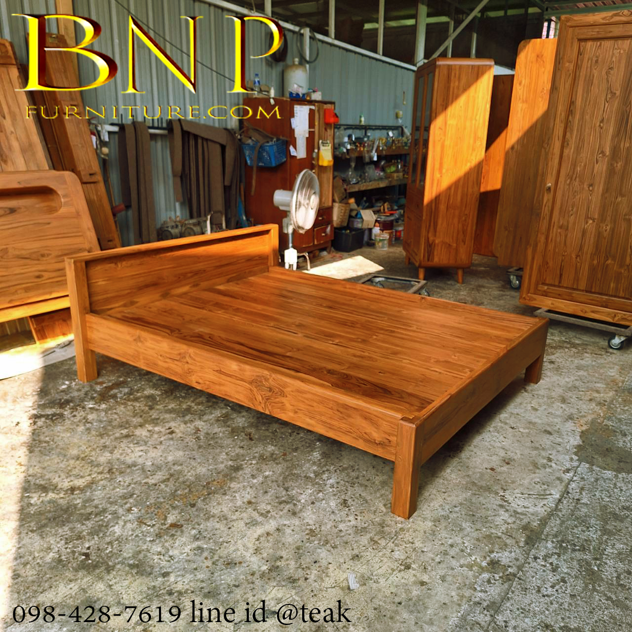 เตียงนอนโมเดิร์น 5 ฟุต รุ่น โฮย่า