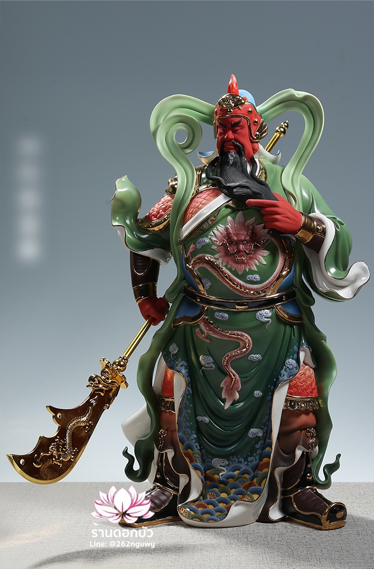 เทพเจ้ากวนอู และพระเวทโพธิสัตว์ (อุ่ยท้อผ่อสัก) ขนาด 14/18/20 นิ้ว